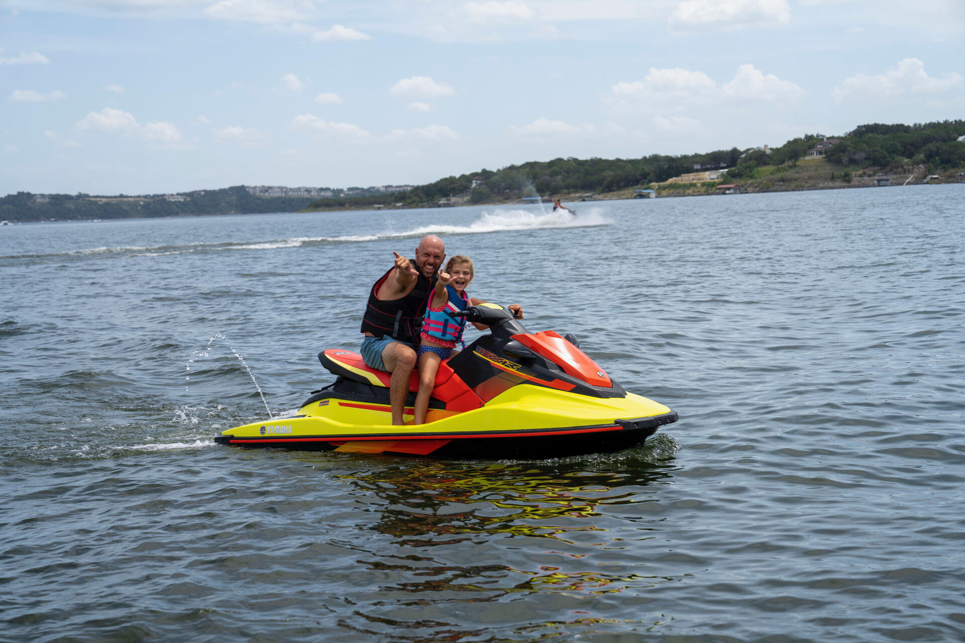 Jet ski adventure on Lake Travis